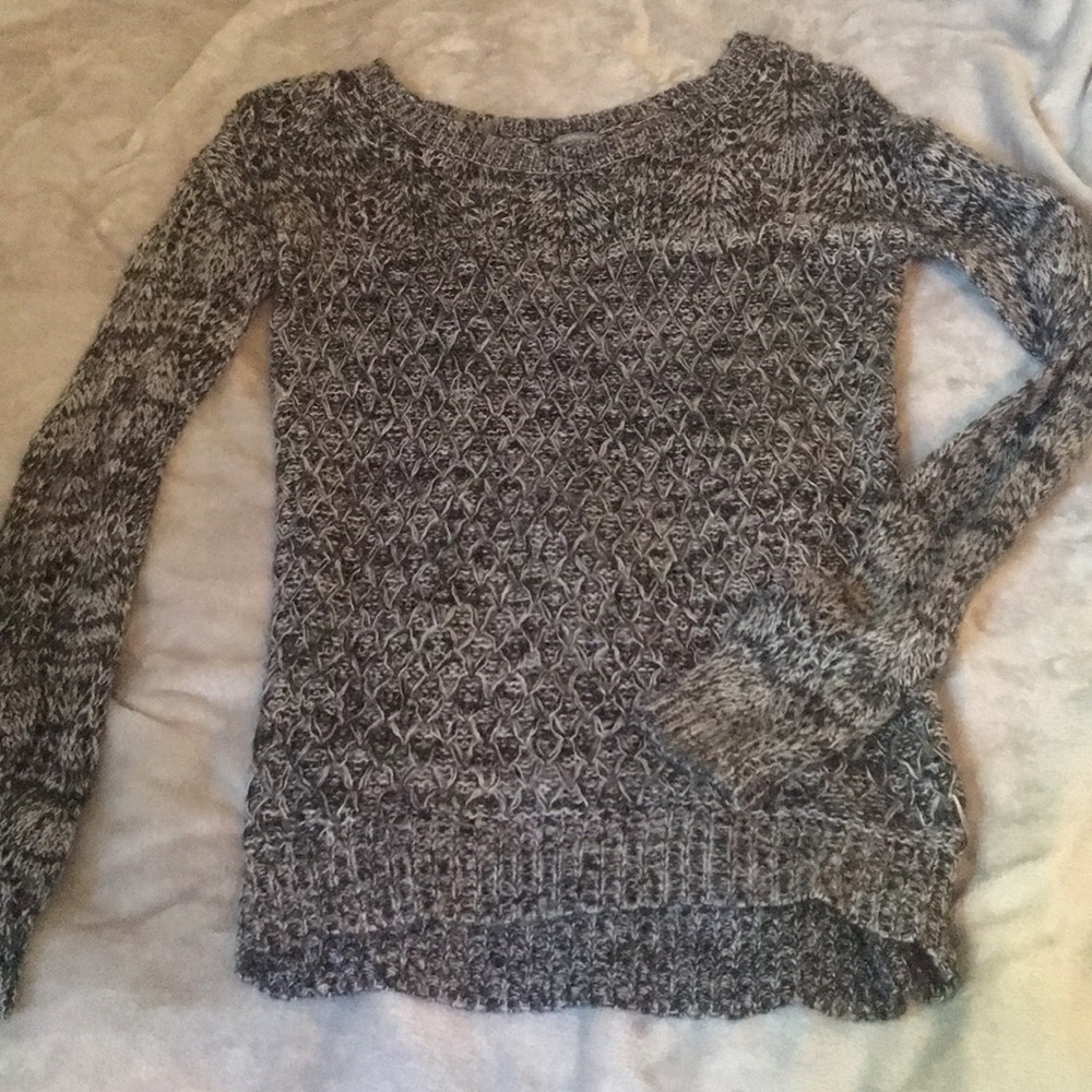 Black & White Knit Sweater